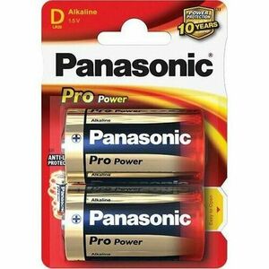 Panasonic LR20PPG/2BP Pro Power Gold elemkészlet, 2 db kép