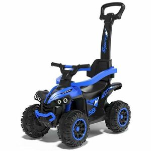 Baby Mix Mega elektromos gyerek szülőkaros quad, kék kép