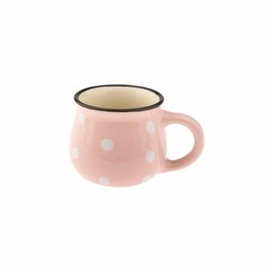 Dots kerámia bögre 75 ml, lazac színű , 75 ml kép