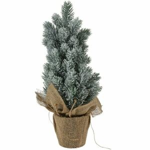 Dekoratív hóval borított műfenyő, 45 cm kép