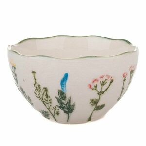 Porcelán tálka, fehér kép