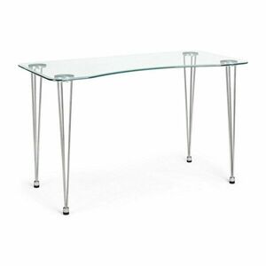 Íróasztal üveg asztallappal 60x120 cm Rondo – Bizzotto kép