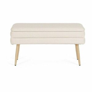 Fehér párnázott pad kép