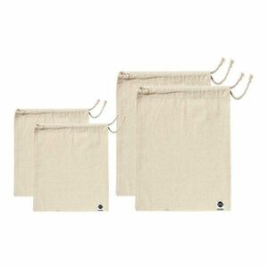 Eco 4 db uzsonnás zacskó újrahasznosított pamutból - Ladelle kép