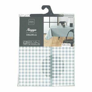 Lemosható asztalterítő 160x160 cm Mini Vichy – douceur d'intérieur kép