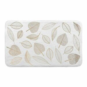 Fehér textil fürdőszobai kilépő 45x75 cm Joya – douceur d'intérieur kép