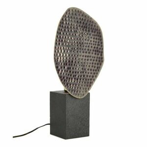 Antracitszürke fém asztali lámpa fém búrával (magasság 46 cm) Neev – Bizzotto kép