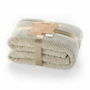 Henry világosbarna mikroszálas takaró, 170 x 210 cm - DecoKing kép