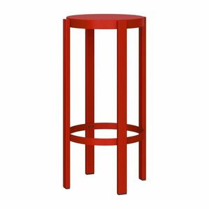 Piros acél bárszék (ülésmagasság 75 cm) Doon – noo.ma kép