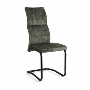 Zöld kárpitozott étkezőszék Thelma – Bizzotto kép