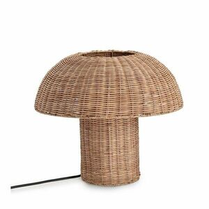 Natúr színű rattan LED asztali lámpa rattan búrával (magasság 40 cm) Irele – Bizzotto kép