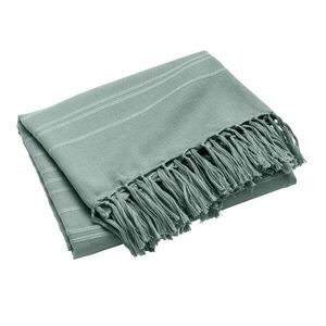 Zöld pamut ágytakaró 125x150 cm Lilia – douceur d'intérieur kép