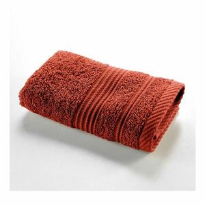 Téglavörös frottír pamut törölköző 30x50 cm Tendresse – douceur d'intérieur kép