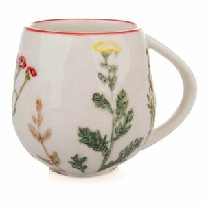 Fehér porcelán bögre 240 ml Flower Garden – Dakls kép