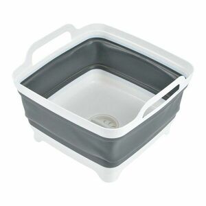 Fehér-szürke lavór 9 l – Homéa kép