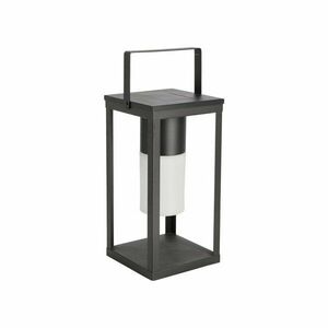 Fekete napelemes-USB LED lámpás (magasság 38 cm) Solar – Bizzotto kép