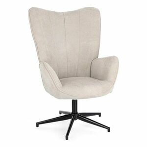 Bézs forgó fotel Inas – Bizzotto kép