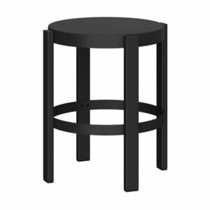 Fekete acél ülőke Doon – noo.ma kép