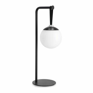 Fekete alumínium LED dimmelhető asztali lámpa műanyag búrával (magasság 40, 5 cm) Balmony – Bizzotto kép