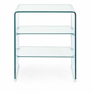 Üveg tárolóasztal 40x50 cm Iride – Bizzotto kép