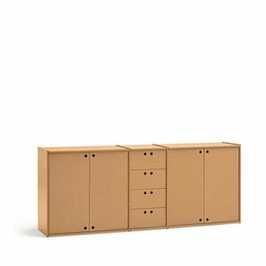 Natúr színű komód 197x80x40 cm Wally – Teulat kép