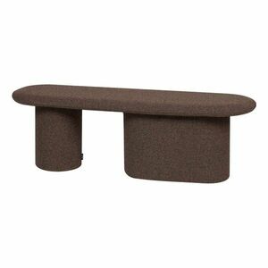 Barna buklé párnázott pad Rull – noo.ma kép