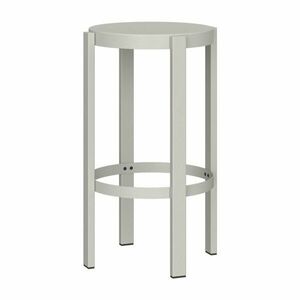 Világosszürke acél bárszék (ülésmagasság 65 cm) Doon – noo.ma kép