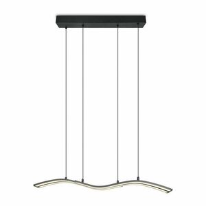 Matt fekete fém LED dimmelhető függőlámpa távirányítóval Spider – Trio Select kép