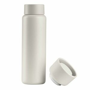 Bézs rozsdamentes acél termobögre 650 ml Singles – Zone kép