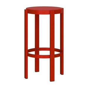 Piros acél bárszék (ülésmagasság 65 cm) Doon – noo.ma kép