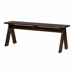 Sötétbarna tömörfa kerti pad Navo – noo.ma kép