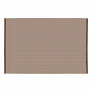 Borvörös-natúr színű kézi szövésű gyapjú szőnyeg 200x300 cm Talo – noo.ma kép