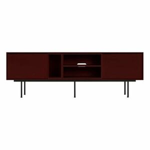 Borvörös TV-állvány 189x61x42 cm Mod – noo.ma kép