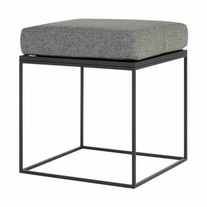 Szürke kárpitozott ülőke Feo – noo.ma kép