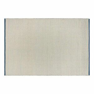 Kék-bézs kézi szövésű gyapjú szőnyeg 200x300 cm Lenu – noo.ma kép