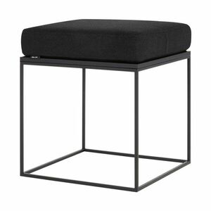 Fekete kárpitozott ülőke Feo – noo.ma kép