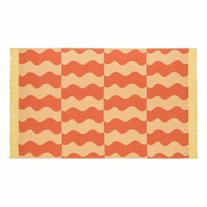 Sárga-narancssárga pamut strandtörölköző 100x160 cm Nuno – noo.ma kép