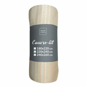 Bézs ágytakaró 240x260 cm Adele – douceur d'intérieur kép