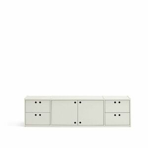 Krémszínű TV-állvány 157x42x40 cm Wally – Teulat kép