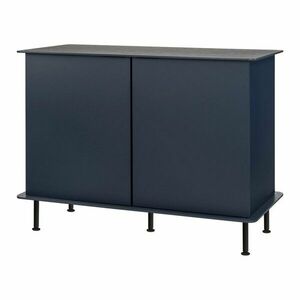 Sötétkék komód kábellyukkal 120x88x50 cm Suumo – noo.ma kép
