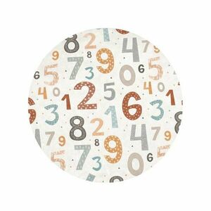 Mosható gyerek játszószőnyeg ø100 cm Happy Numbers – Mila Home kép