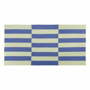 Világossárga-kék pamut strandtörölköző 100x160 cm Su – noo.ma kép