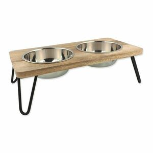 Fa tálka szett állvánnyal kutyáknak Dog Fantasy – Plaček Pet Products kép