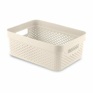 Műanyag tárolókosár 36x27x14 cm Infinity Dots – Curver kép