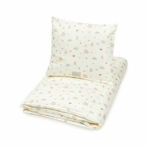 Világossárga bio pamut gyerek ágyneműhuzat babaágyhoz 100x140 cm Vintage Toys – Cam Cam Copenhagen kép