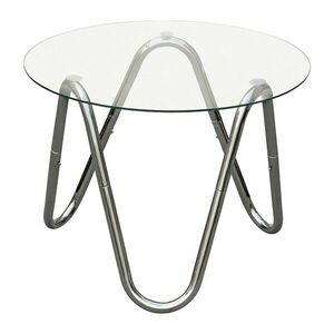 Kerek tárolóasztal üveg asztallappal ø 50 cm Ventana Round – Leitmotiv kép