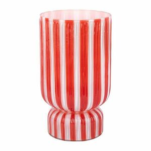 Piros üveg váza (magasság 26 cm) Rayado Retro – PT LIVING kép