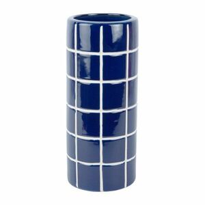 Kék kerámia váza (magasság 30 cm) Retro Tiles – PT LIVING kép