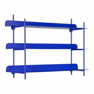 Kék többszintes fém fali polc 60 cm Cool Retro – PT LIVING kép