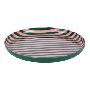 Zöld-világos rózsaszín vas tányér ø 22 cm Animado – PT LIVING kép